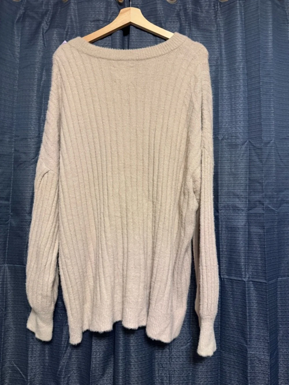 aerie ribbed knit oversized soft sweater Size Large
